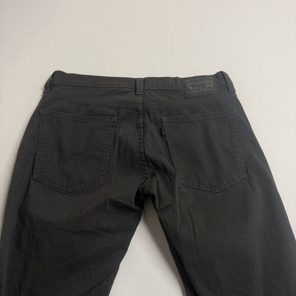 LEVIS 511 Black-Label DARK GREY Size 32x32 Straight-Leg Slim-Fit Denim Jeans - Picture 3 of 13